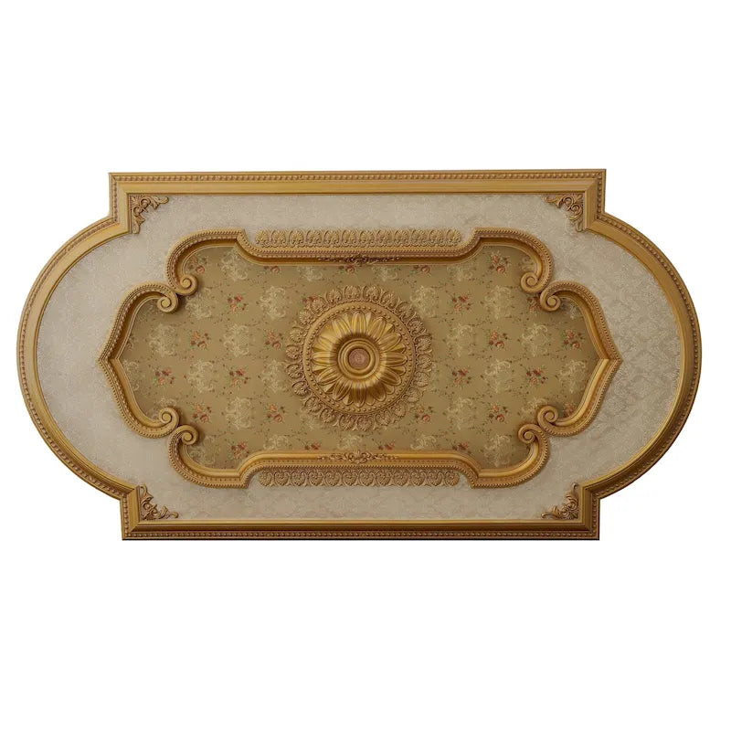 Blanco Rectangular Chandelier Ceiling Medallion 94 inches