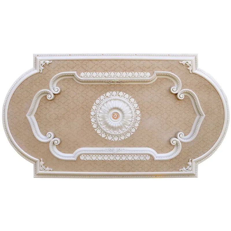 Blanco Rectangular Chandelier Ceiling Medallion 94 inches
