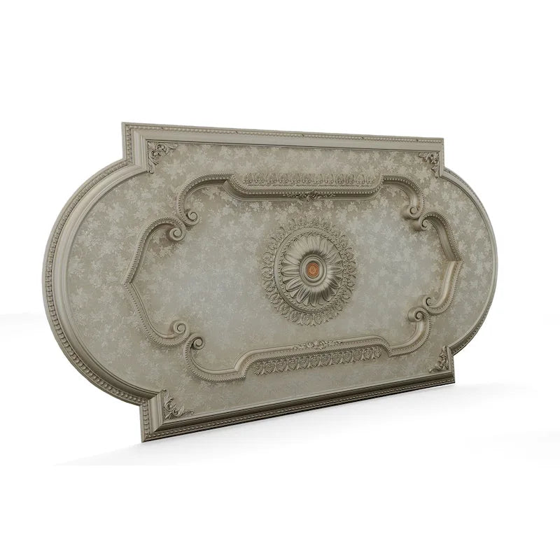 Blanco Rectangular Chandelier Ceiling Medallion 94 inches