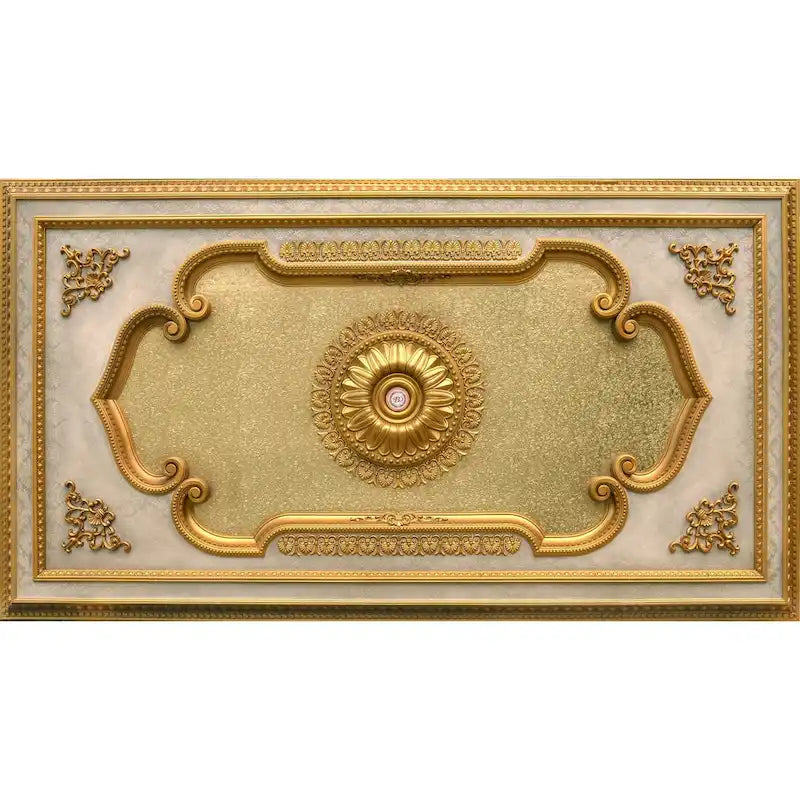 Blanco Rectangular Chandelier Ceiling Medallion 94 inches