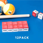 GSE Lot de 12 craies pour queues de billard, accessoires pour tables de billard