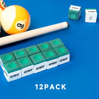 GSE Lot de 12 craies pour queues de billard, accessoires pour tables de billard