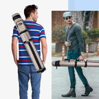 Étui de transport ovale rigide GSE 2x2 pour queues de billard, pouvant contenir 2 fûts/2 flèches (5 couleurs)