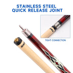 Ensemble de 6 queues de billard GSE en érable canadien. Ensemble de 2 queues de billard de 58 pouces (147 cm) pour usage domestique ou commercial.