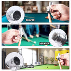 Outil GSE 3 en 1 pour affûter, façonner et aérer les embouts de queue de billard - Accessoires pour queues de billard