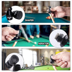 Outil GSE 3 en 1 pour affûter, façonner et aérer les embouts de queue de billard - Accessoires pour queues de billard