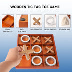 Jeu de morpion géant en bois GSE 14, idéal pour enfants et adultes. Parfait pour le bureau, le salon, la chambre d'amis ou comme décoration sur une table basse.