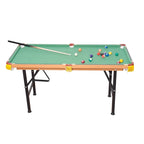 Table de billard HomCom 55 pouces en polaire réaliste, compacte, légère et pliable