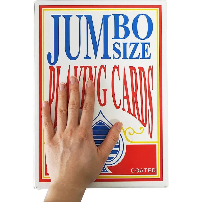 Cartes à jouer GSE 8 x 11 Super Jumbo, jeu de cartes géant, très grandes cartes à jouer pour tous les âges
