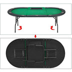 Jeu de poker à 9 joueurs avec AVAWING - Table de poker de casino et loisirs