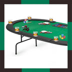 Jeu de poker à 9 joueurs avec AVAWING - Table de poker de casino et loisirs