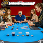 Jeu de poker à 9 joueurs avec AVAWING - Table de poker de casino et loisirs