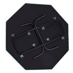 Table de poker octogonale pliable Soozier 48 pour 8 personnes avec porte-gobelets