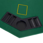 Table de poker octogonale pliable Soozier 48 pour 8 personnes avec porte-gobelets