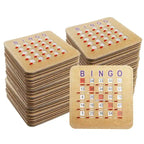 Cartes de bingo GSE à obturateur avec curseur de réinitialisation rapide. Cartes de bingo réutilisables à réinitialisation par glissement du bout des doigts.