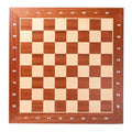 Échiquier GSE 19 x 19 en bois incrusté, échiquier professionnel Staunton pour tournois avec 2 cases