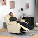 Fauteuil de salon inclinable massant Moasis PU, fauteuil releveur électrique