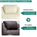 Fauteuil de salon inclinable massant Moasis PU, fauteuil releveur électrique