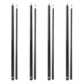 Ensemble de 4 queues de billard GSE en composite graphite-fibre de verre mat. Ensemble de 2 queues de billard de 58 pouces (147 cm) pour usage domestique ou commercial.