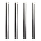 Ensemble de 4 queues de billard GSE en composite graphite-fibre de verre mat. Ensemble de 2 queues de billard de 58 pouces (147 cm) pour usage domestique ou commercial.