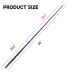 Ensemble de 4 queues de billard GSE en composite graphite-fibre de verre mat. Ensemble de 2 queues de billard de 58 pouces (147 cm) pour usage domestique ou commercial.