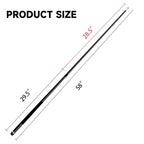 Ensemble de 4 queues de billard GSE en composite graphite-fibre de verre mat. Ensemble de 2 queues de billard de 58 pouces (147 cm) pour usage domestique ou commercial.