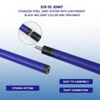 Ensemble de 4 queues de billard GSE en composite graphite-fibre de verre mat. Ensemble de 2 queues de billard de 58 pouces (147 cm) pour usage domestique ou commercial.