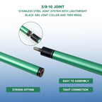 Ensemble de 4 queues de billard GSE en composite graphite-fibre de verre mat. Ensemble de 2 queues de billard de 58 pouces (147 cm) pour usage domestique ou commercial.