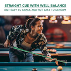 Ensemble de 4 queues de billard GSE en composite graphite-fibre de verre mat. Ensemble de 2 queues de billard de 58 pouces (147 cm) pour usage domestique ou commercial.