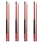 Ensemble de 4 queues de billard GSE en composite graphite-fibre de verre mat. Ensemble de 2 queues de billard de 58 pouces (147 cm) pour usage domestique ou commercial.