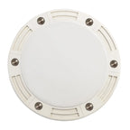 Table de jeu ronde traditionnelle Nami en bois blanc antique de 54 pouces par Furniture of America