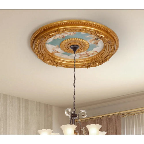 24in Cherub Sky Ceiling Medallion
