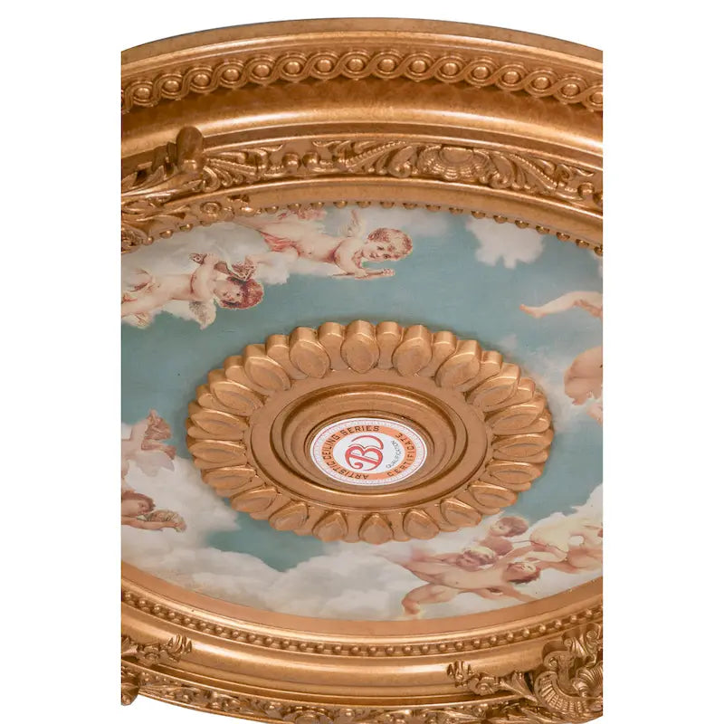 24in Cherub Sky Ceiling Medallion