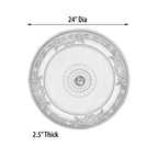 Médaillon de plafond chérubin ciel de 24 pouces