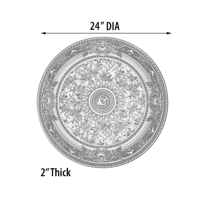 24in Cherub Sky Ceiling Medallion