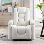 Fauteuil inclinable électrique en cuir pour home cinéma, confortable