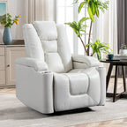 Fauteuil inclinable électrique en cuir pour home cinéma, confortable