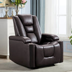 Fauteuil inclinable électrique en cuir pour home cinéma, confortable