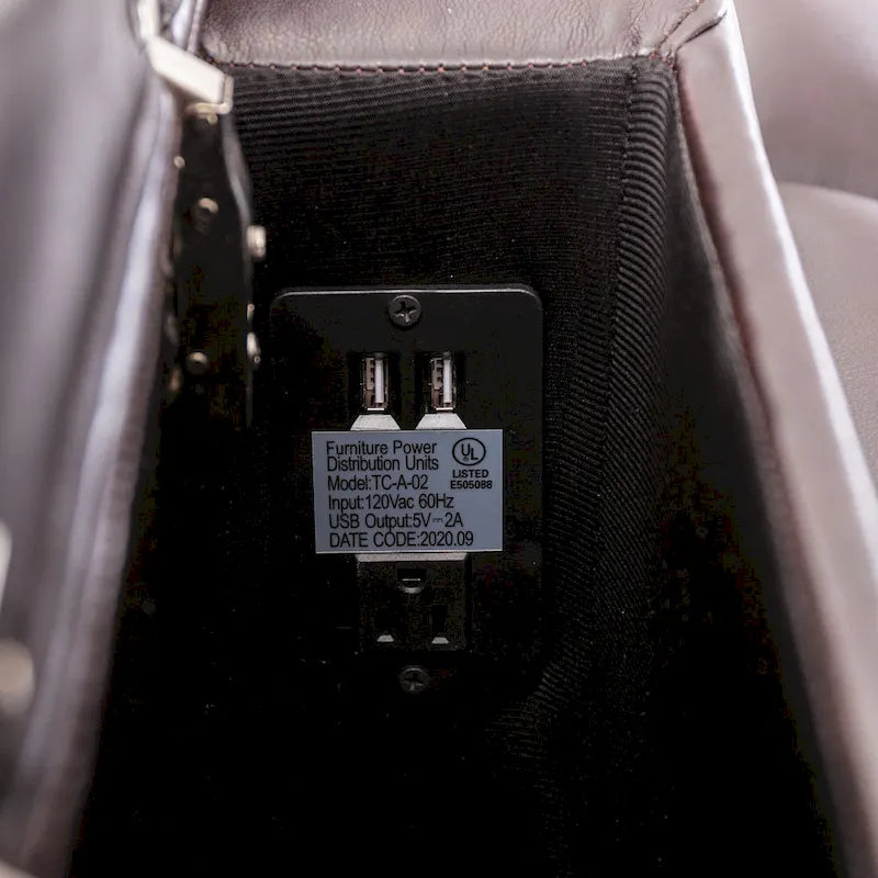 Fauteuil inclinable électrique en cuir pour home cinéma, confortable