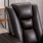 Fauteuil inclinable électrique en cuir pour home cinéma, confortable