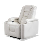 Fauteuil inclinable électrique en cuir pour home cinéma, confortable