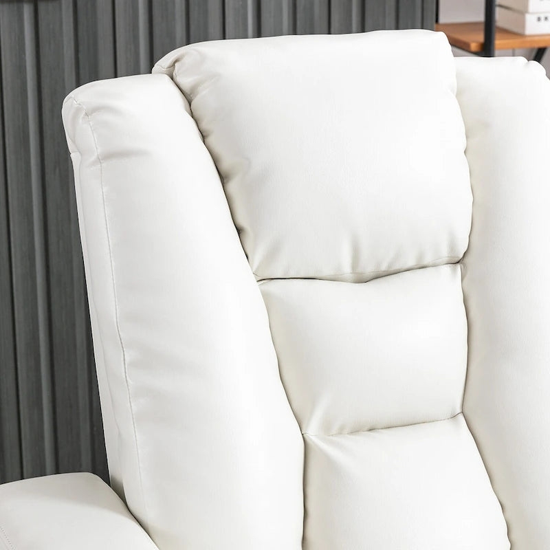 Fauteuil inclinable électrique en cuir pour home cinéma, confortable