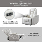 Fauteuil inclinable électrique en cuir pour home cinéma, confortable