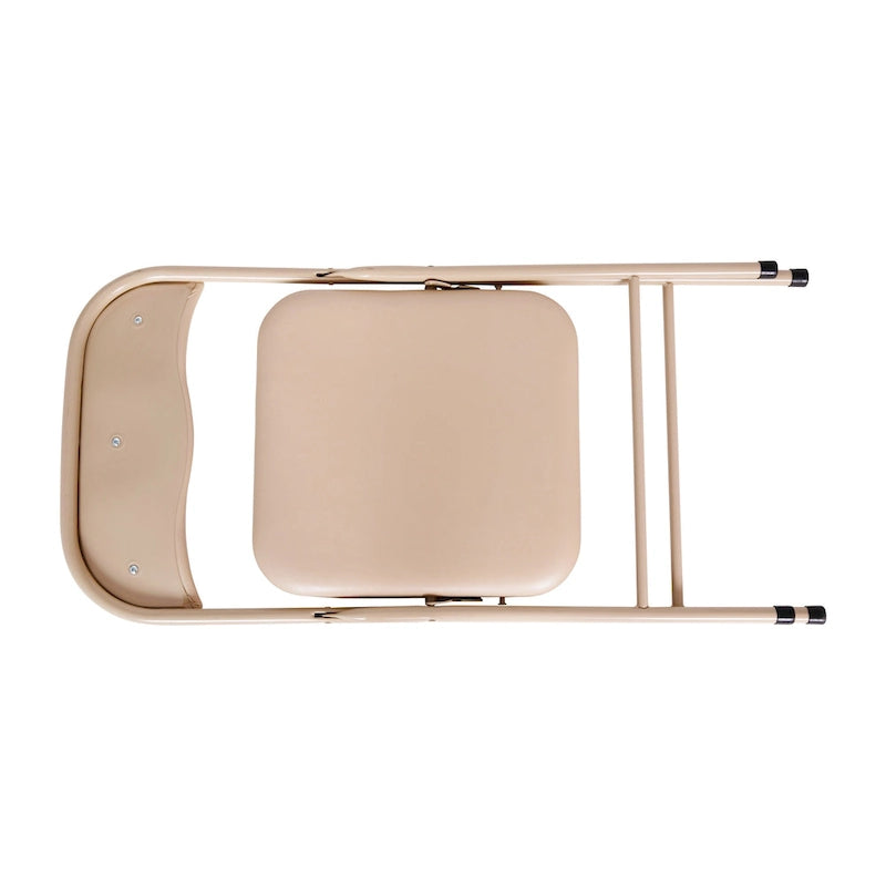 Ensemble table et chaises pliantes 5 pièces avec plateau rembourré - 85 cm (L) x 85 cm (P) x 70,5 cm (H)