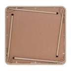 Ensemble table et chaises pliantes 5 pièces avec plateau rembourré - 85 cm (L) x 85 cm (P) x 70,5 cm (H)