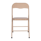 Ensemble table et chaises pliantes 5 pièces avec plateau rembourré - 85 cm (L) x 85 cm (P) x 70,5 cm (H)