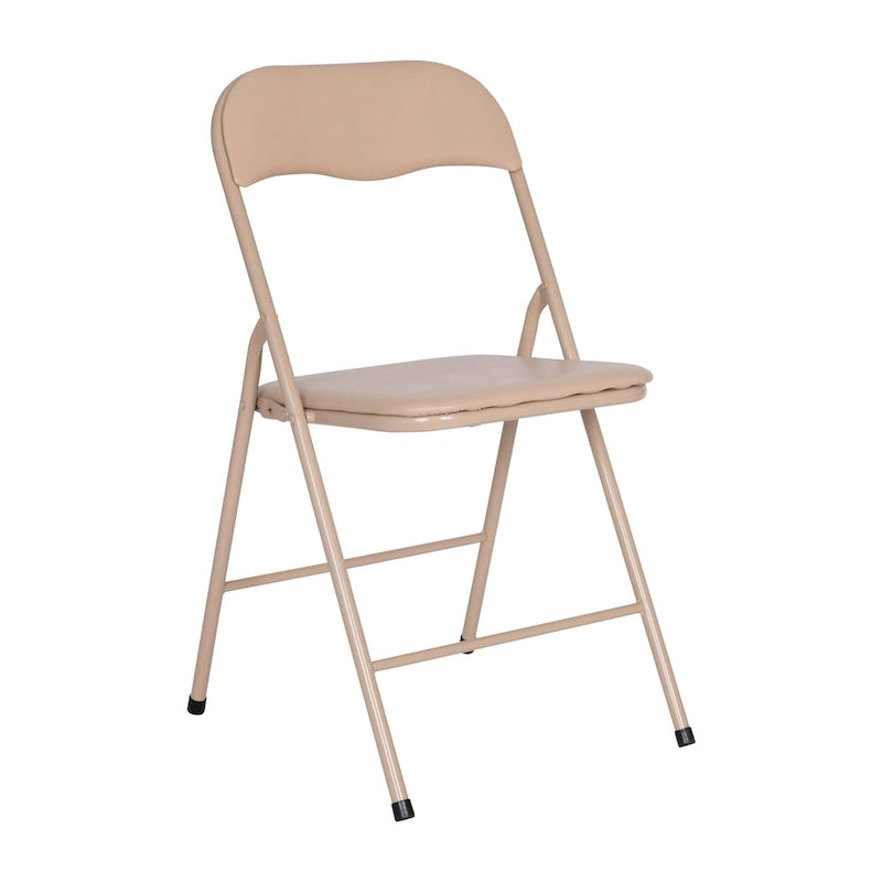 Ensemble table et chaises pliantes 5 pièces avec plateau rembourré - 85 cm (L) x 85 cm (P) x 70,5 cm (H)