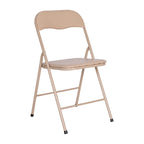 Ensemble table et chaises pliantes 5 pièces avec plateau rembourré - 85 cm (L) x 85 cm (P) x 70,5 cm (H)