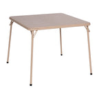 Ensemble table et chaises pliantes 5 pièces avec plateau rembourré - 85 cm (L) x 85 cm (P) x 70,5 cm (H)