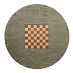 Table de jeu traditionnelle Nami en bois massif gris de Furniture of America